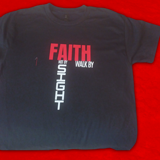 Walk By Faith, Not By Sight Tee | 2 Corinthians 5:7